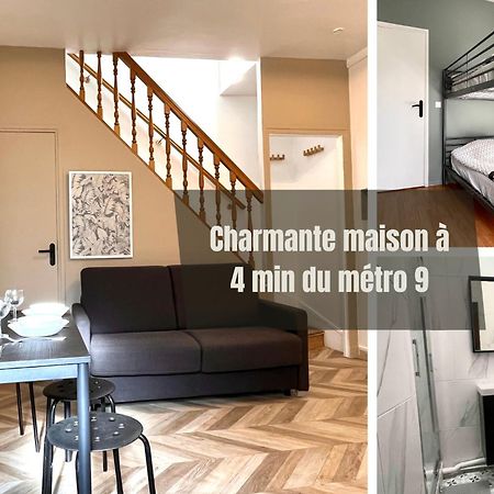 #2 Charmante Maison A 4 Min Metro 9 Баньоле Екстер'єр фото
